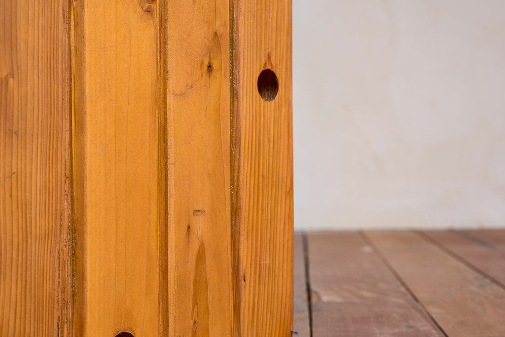 Pair of Pine Stools by Giuseppe Rivadossi