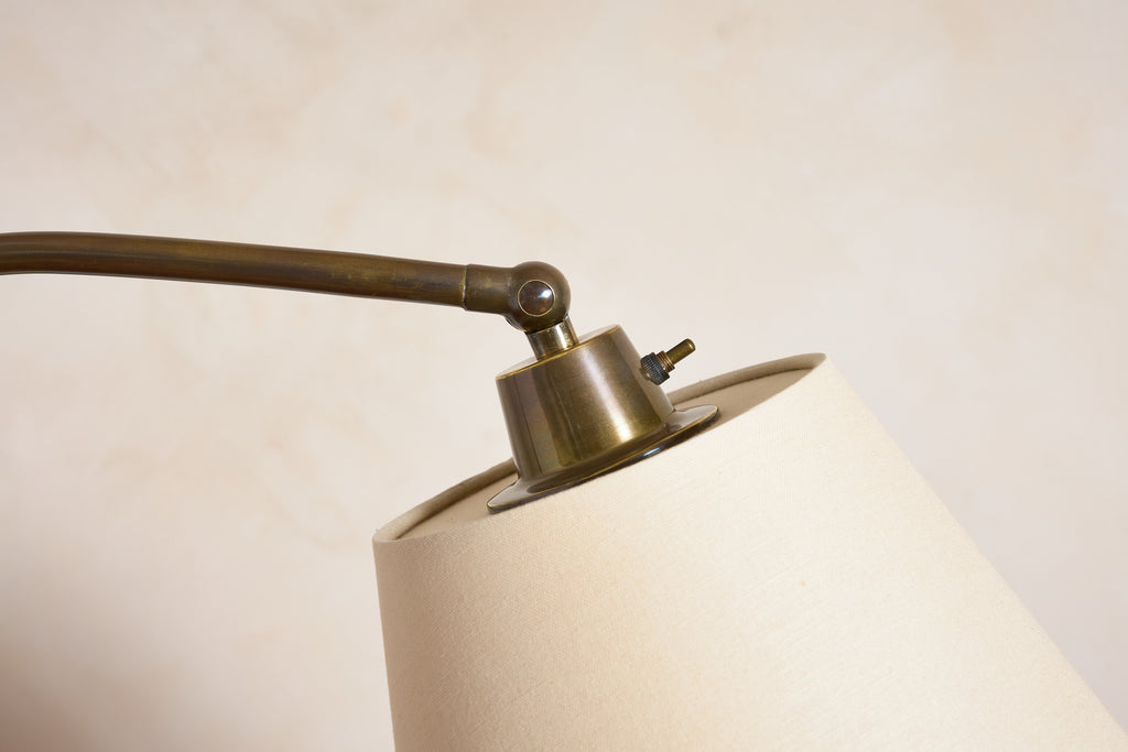 Jacques Adnet Style Floor Lamp - Red