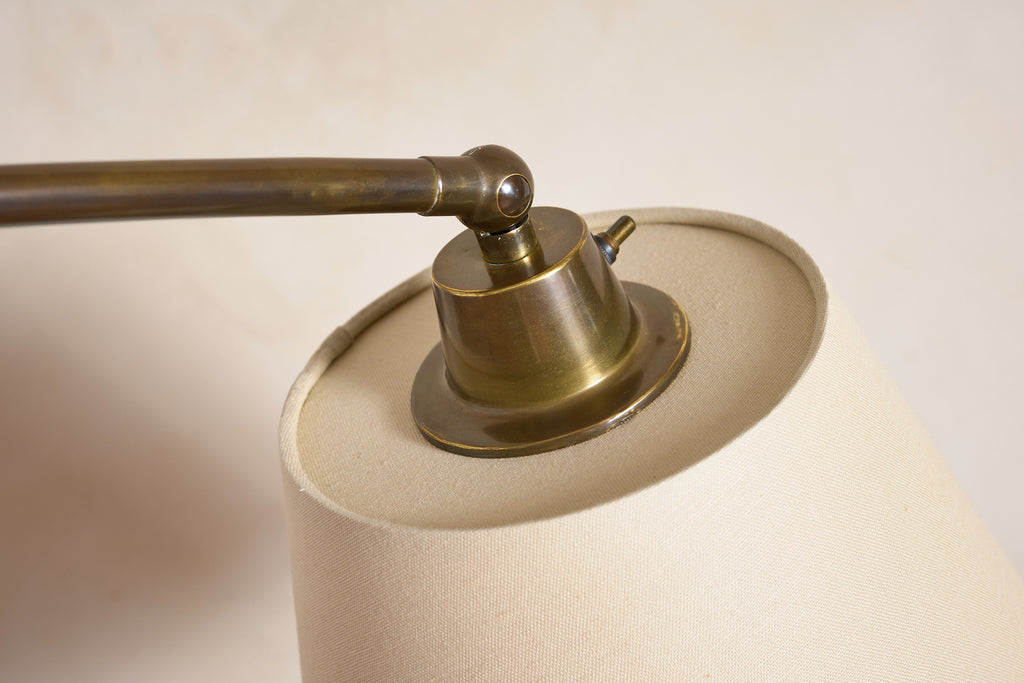 Jacques Adnet Style Floor Lamp - Red