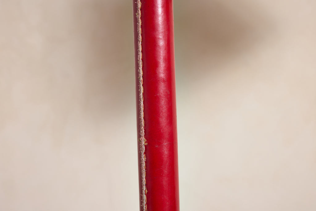 Jacques Adnet Style Floor Lamp - Red