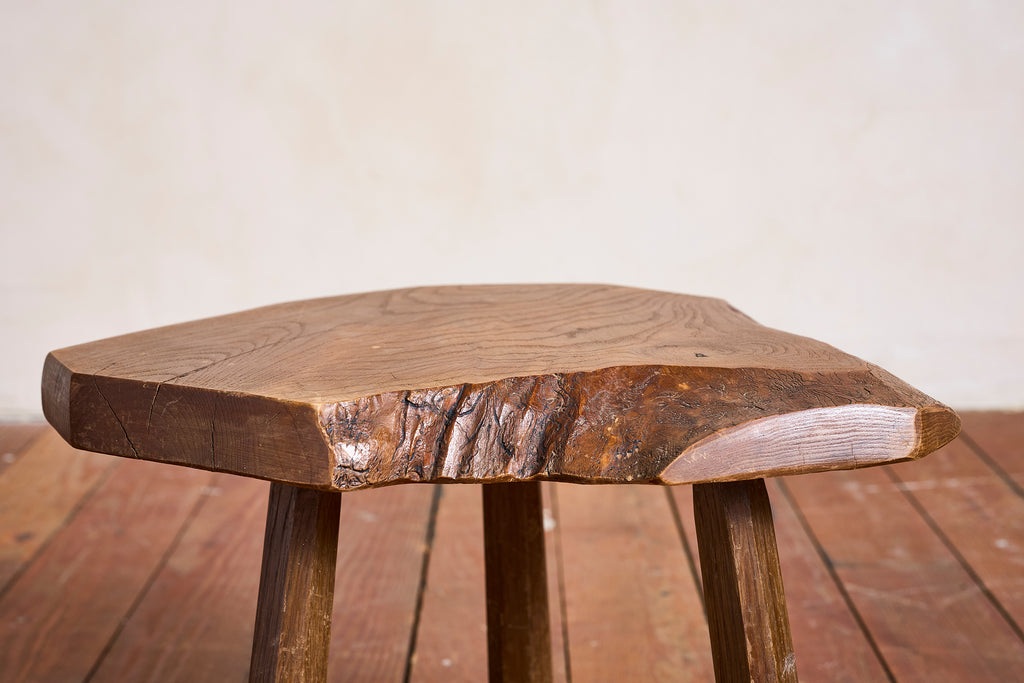 French Carved Oak Stool