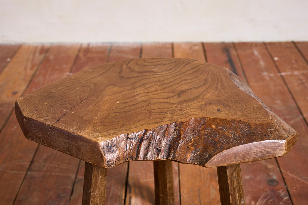 French Carved Oak Stool