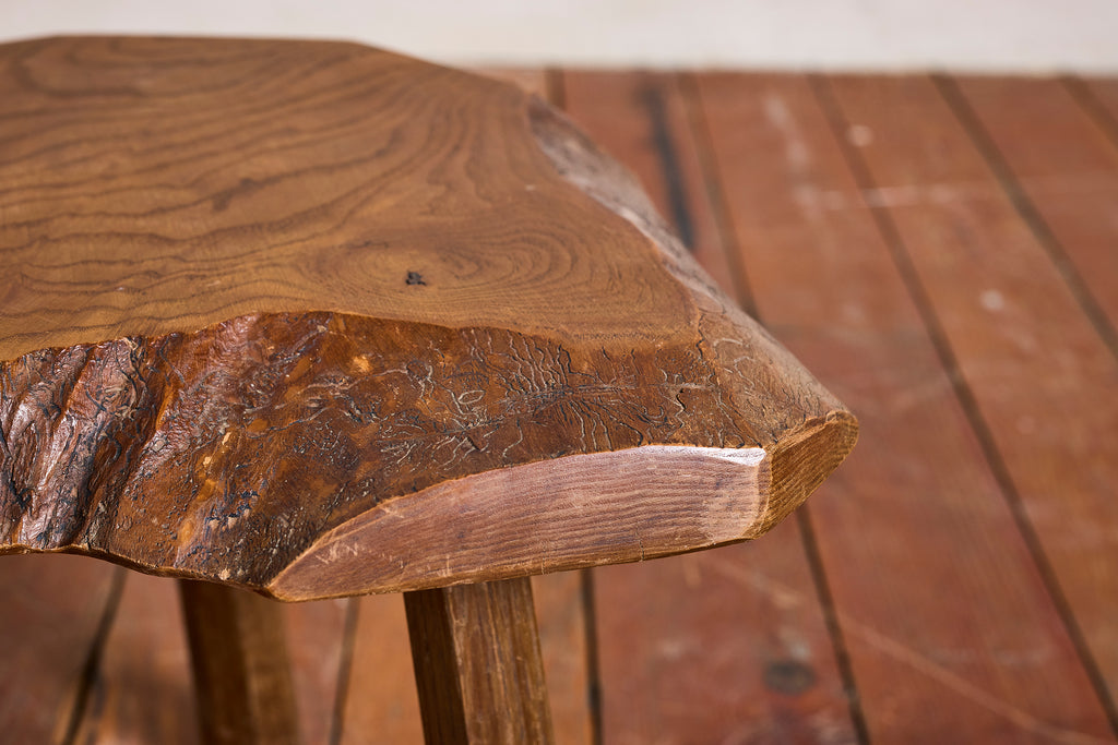 French Carved Oak Stool