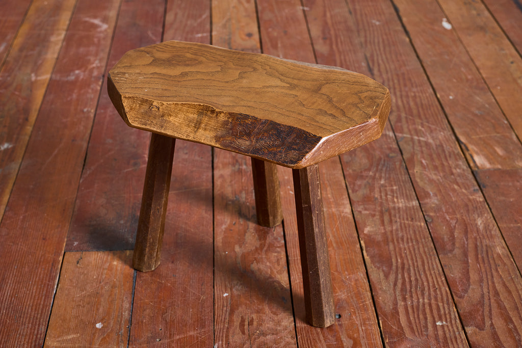 French Carved Oak Stool