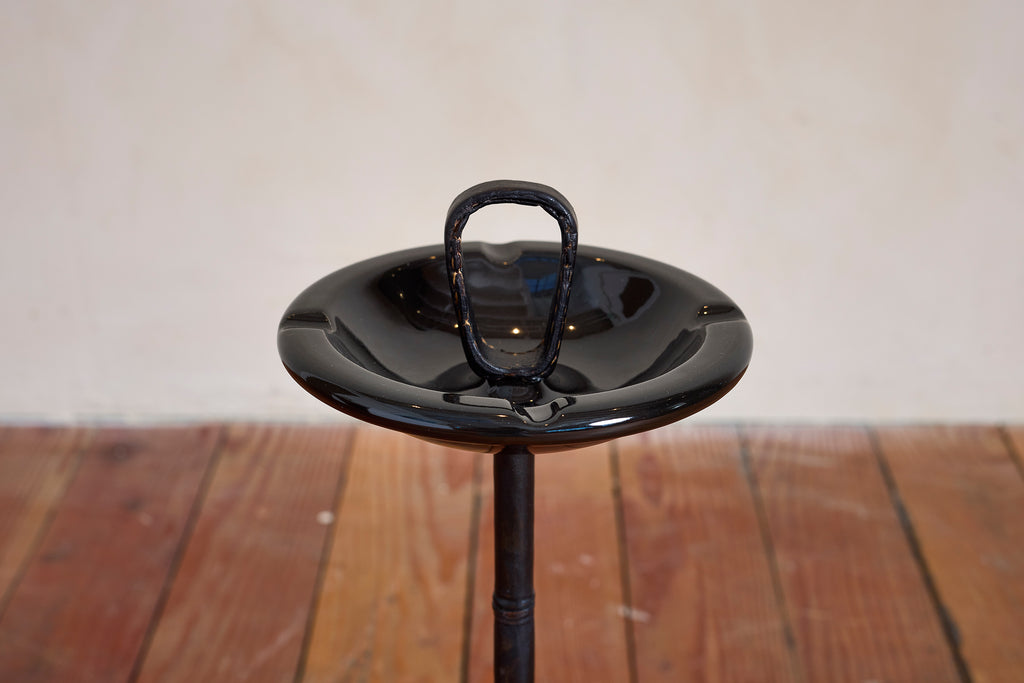 Jacques Adnet Standing Ashtray / Catchall