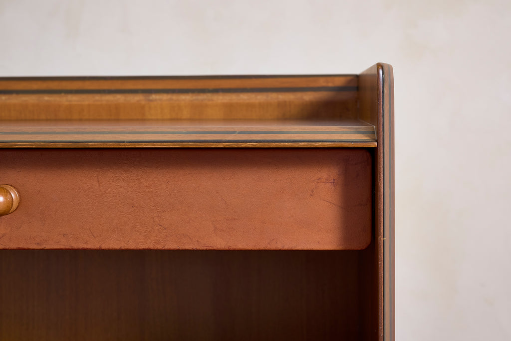 Tobia Scarpa Leather Nightstands