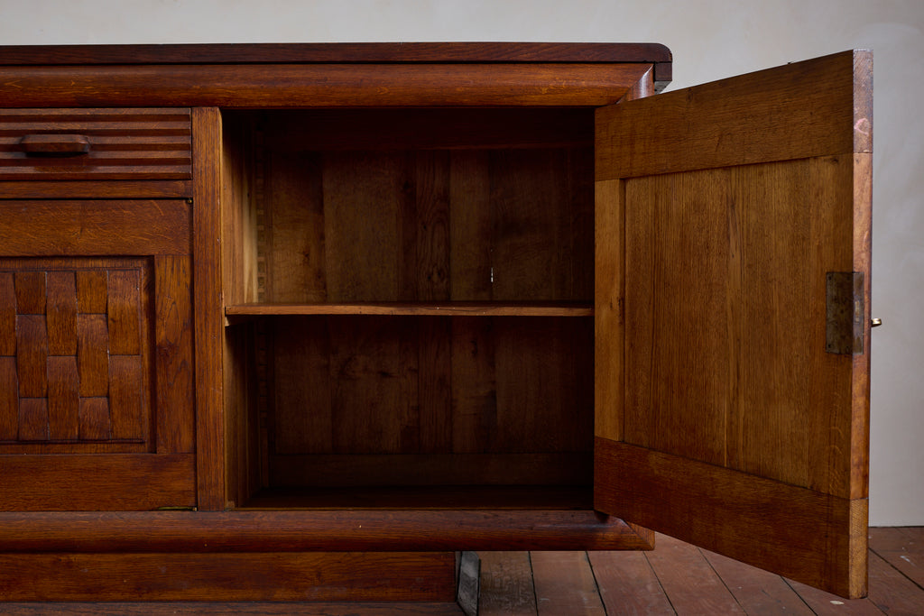 1940's French Oak Sideboard