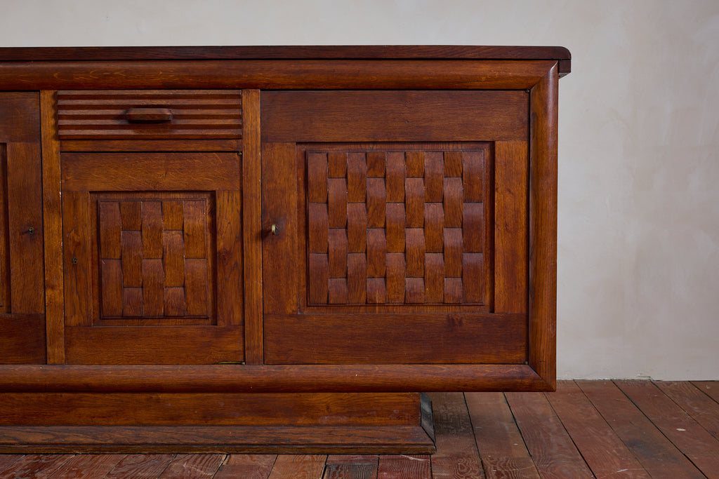 1940's French Oak Sideboard