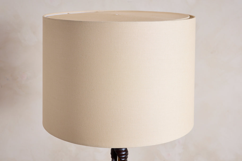 1950's Italian Spiral Wood Floor lamp