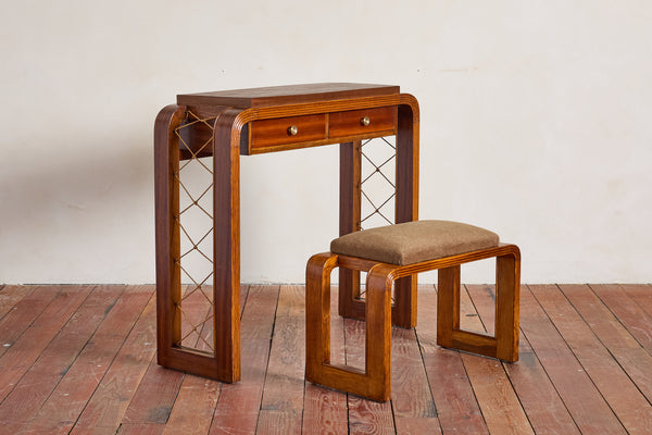 1930's Italian Console & Stool