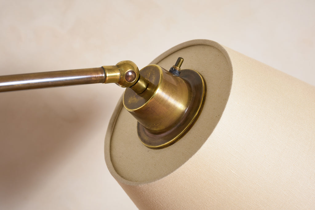 Jacques Adnet Style Floor Lamp - Black