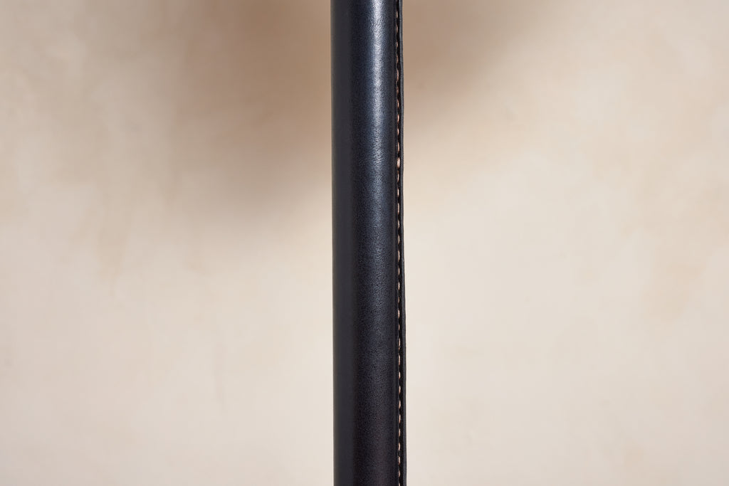 Jacques Adnet Style Floor Lamp - Black