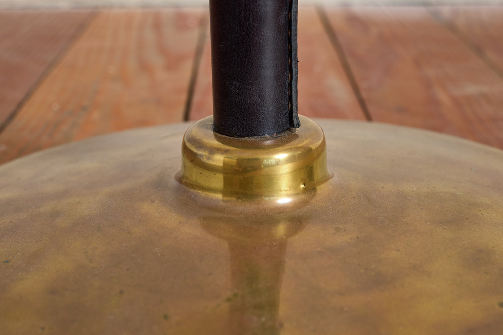 Jacques Adnet Style Floor Lamp - Black