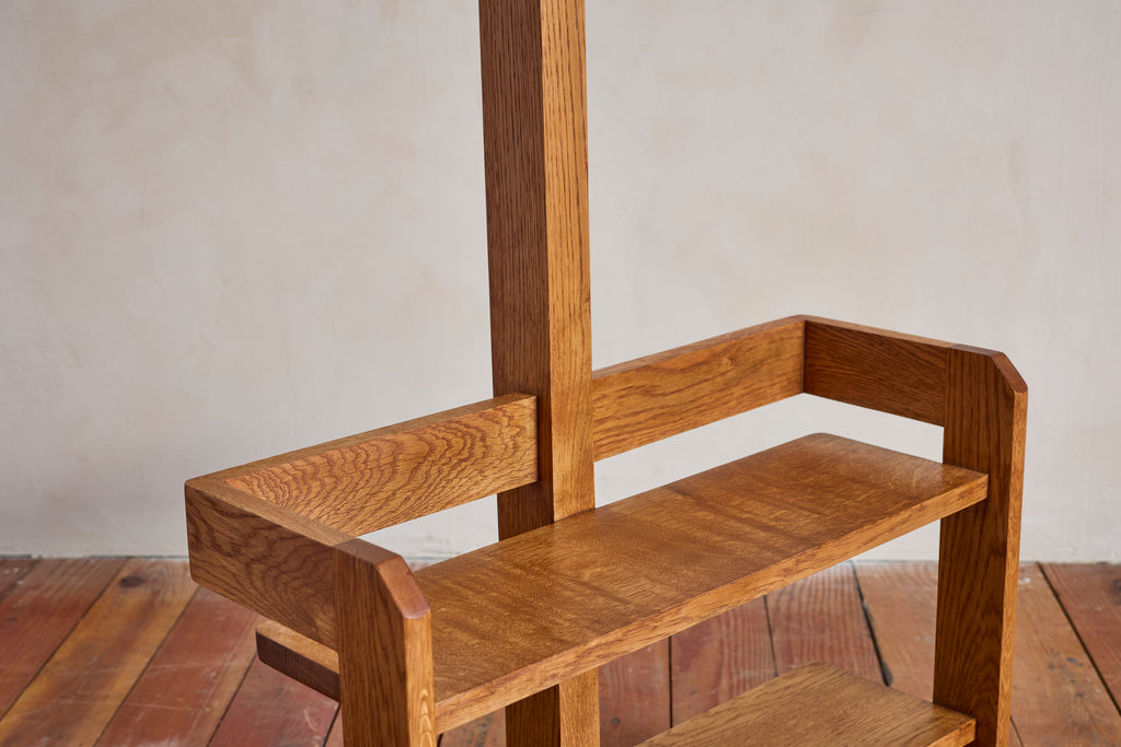 Guillerme et Chambron Floor Lamp with Bookshelf