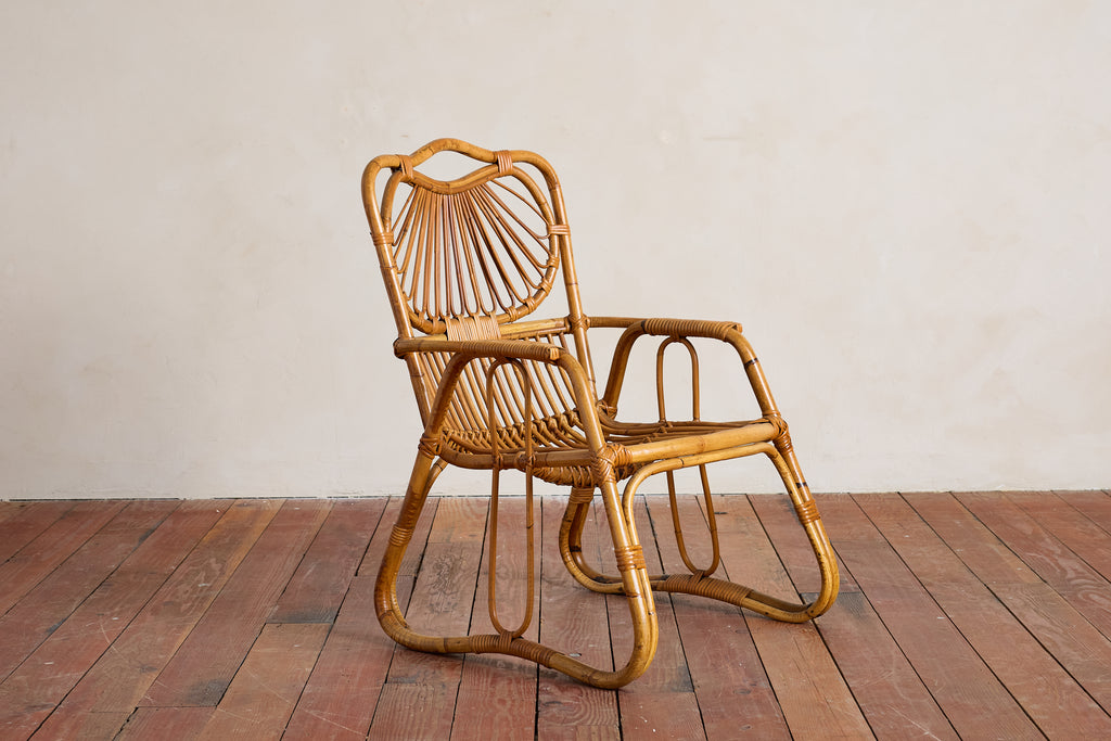 Tito Agnoli Bamboo Chairs