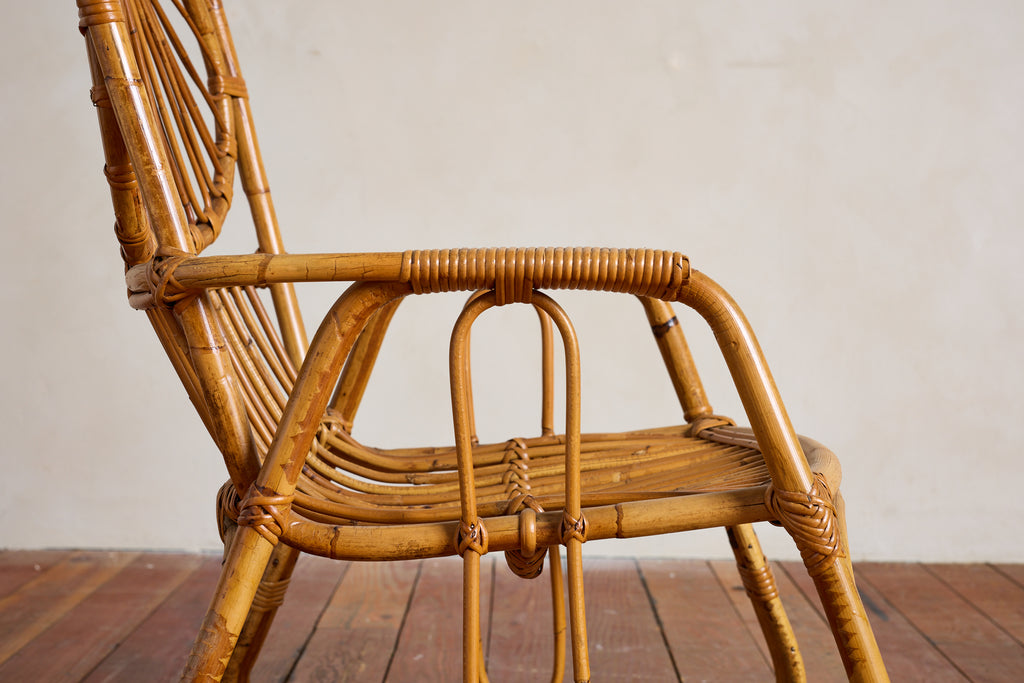 Tito Agnoli Bamboo Chairs