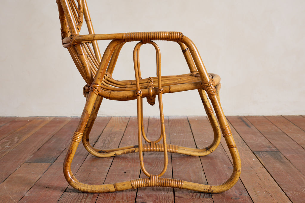 Tito Agnoli Bamboo Chairs