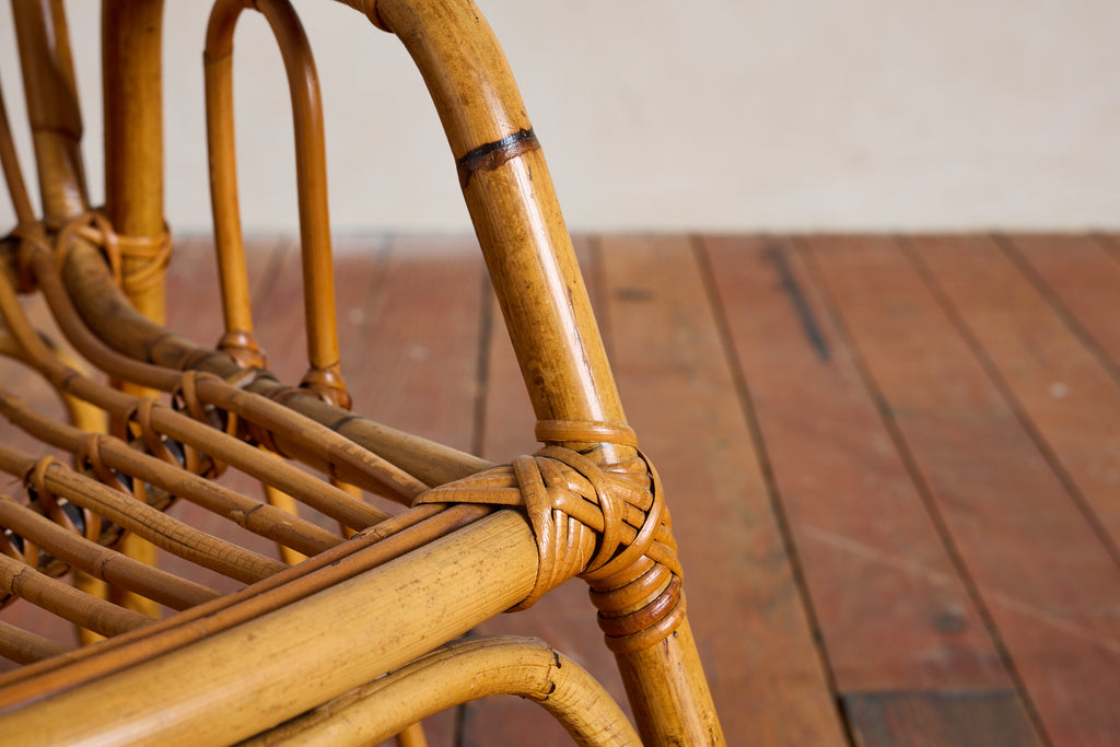 Tito Agnoli Bamboo Chairs