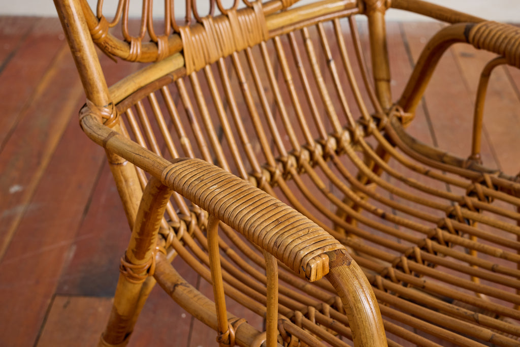 Tito Agnoli Bamboo Chairs