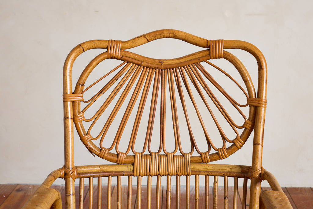 Tito Agnoli Bamboo Chairs