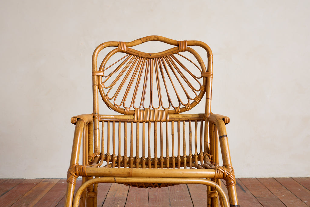 Tito Agnoli Bamboo Chairs