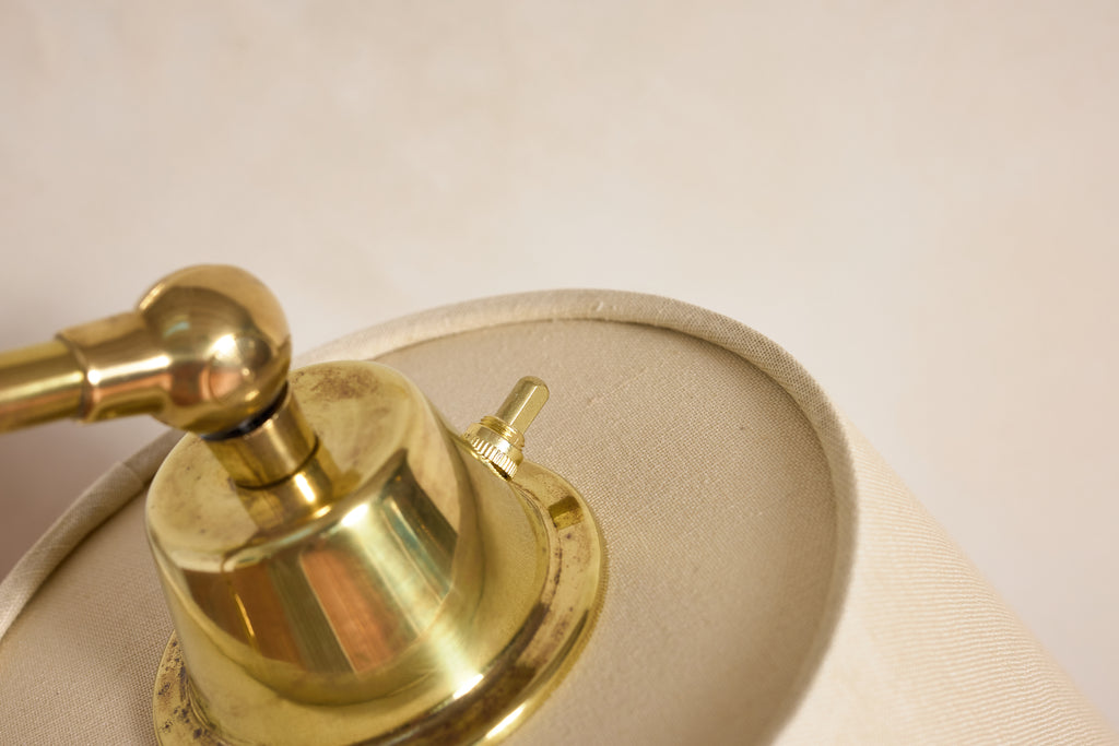 Jacques Adnet Style Floor Lamp - Camel