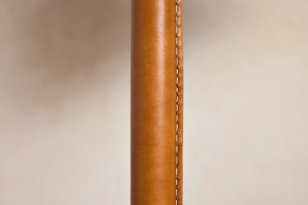 Jacques Adnet Style Floor Lamp - Camel