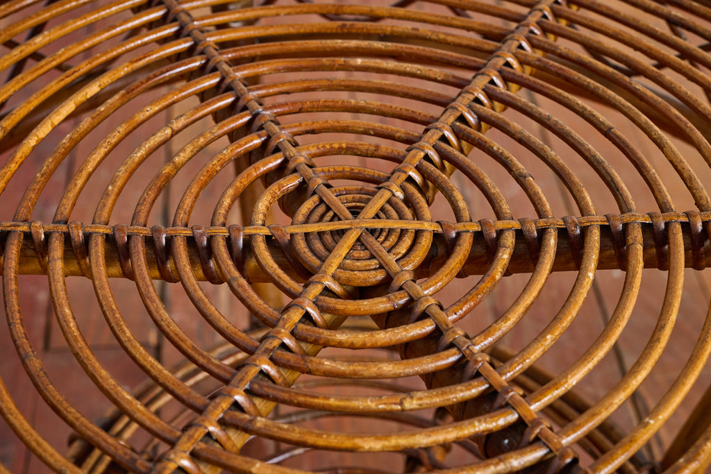 Italian Bamboo Side Table