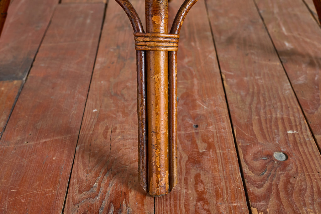 Italian Bamboo Side Table