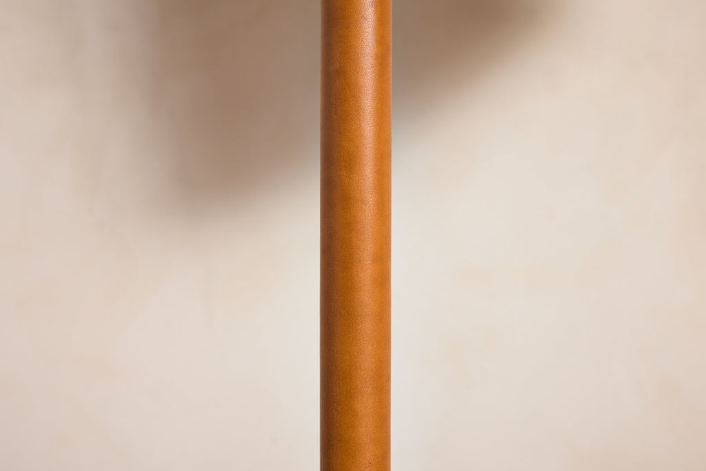Jacques Adnet Style Floor Lamp - Camel