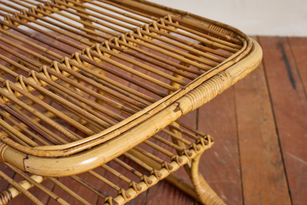 Italian Bamboo Coffee Table