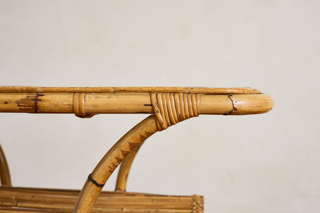 Italian Bamboo Coffee Table