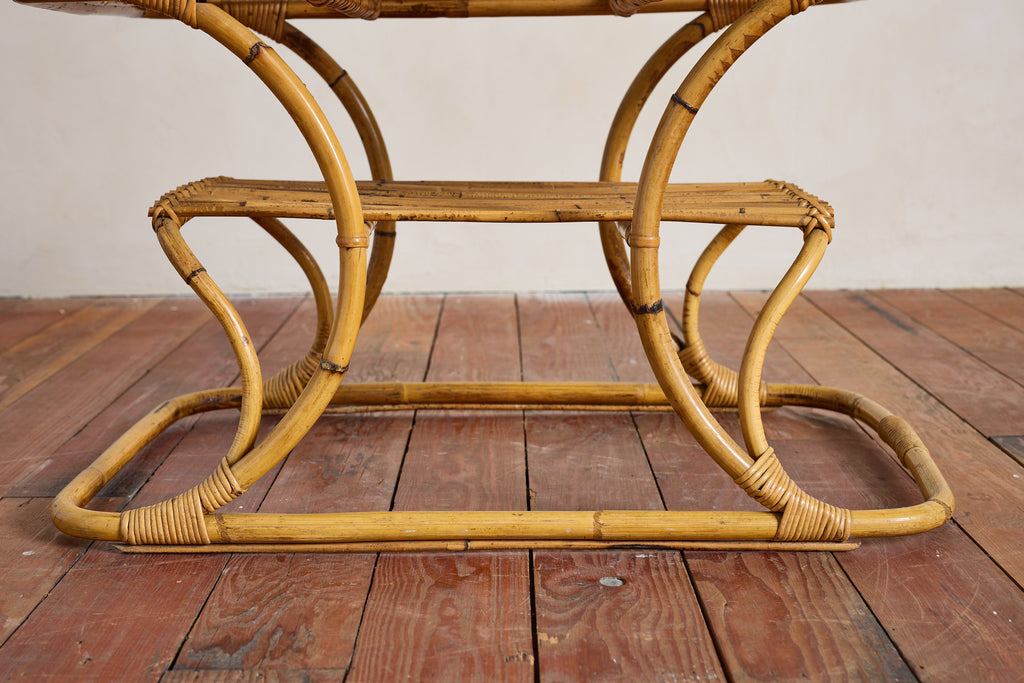 Italian Bamboo Coffee Table