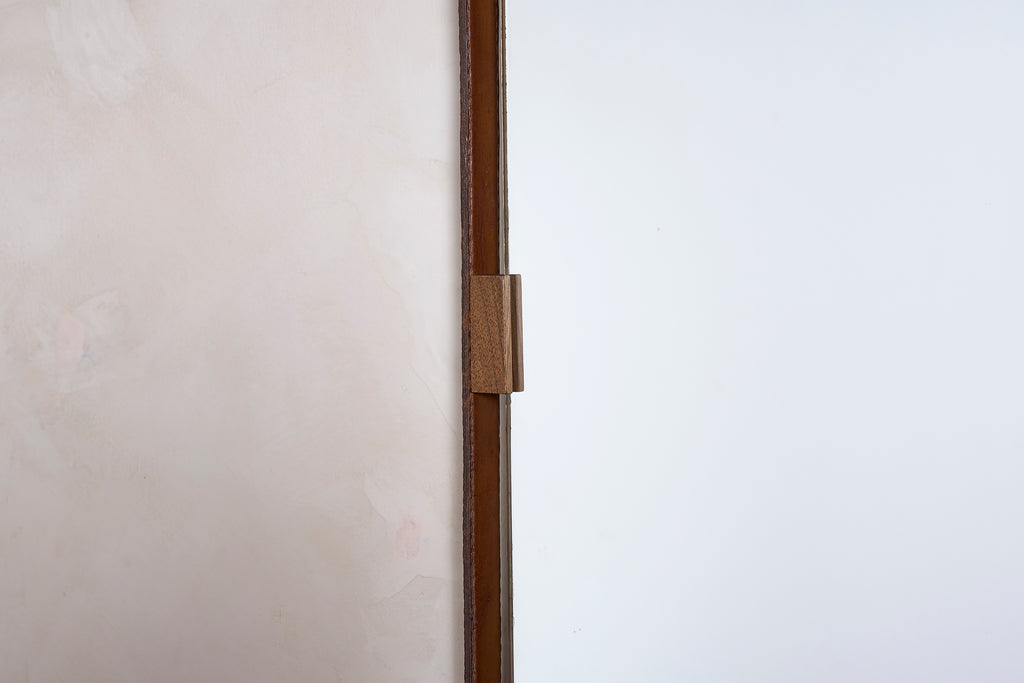 Leather Jacques Adnet Mirror