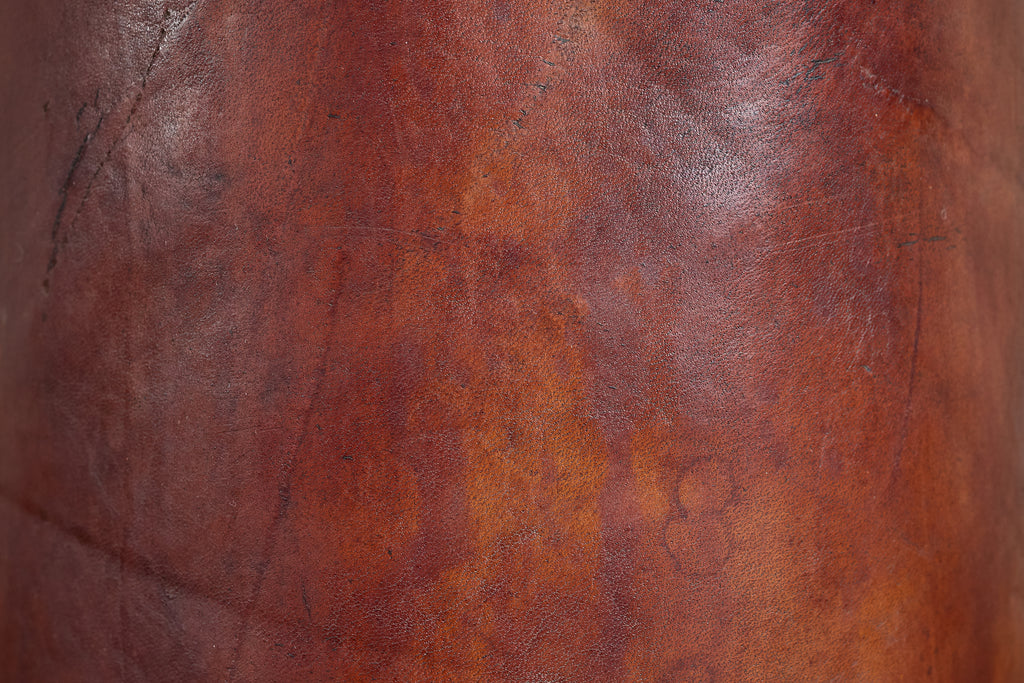 Jacques Adnet Style Leather Umbrella Holder