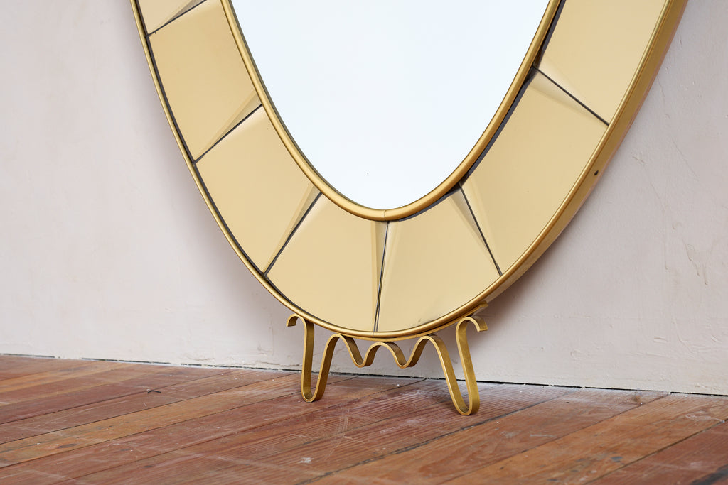 Cristal Art Mirror with Glass Shelf