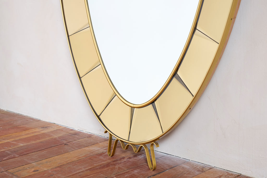Cristal Art Mirror with Glass Shelf