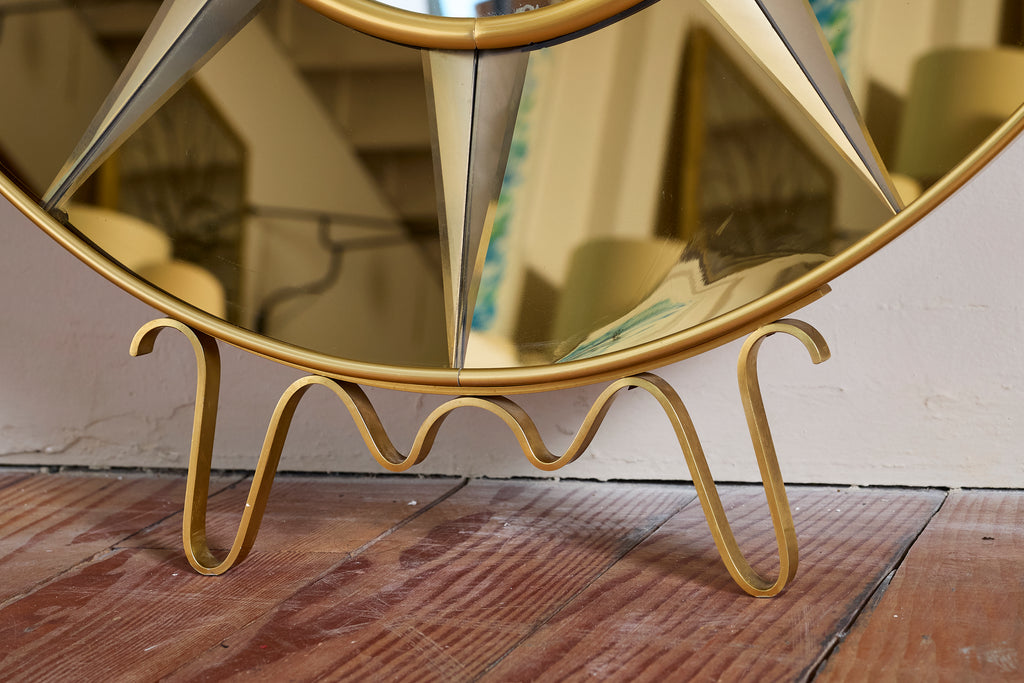 Cristal Art Mirror with Glass Shelf