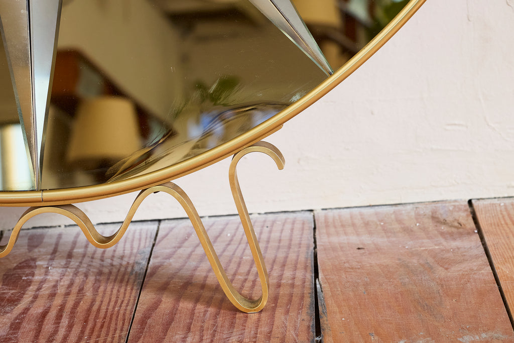 Cristal Art Mirror with Glass Shelf