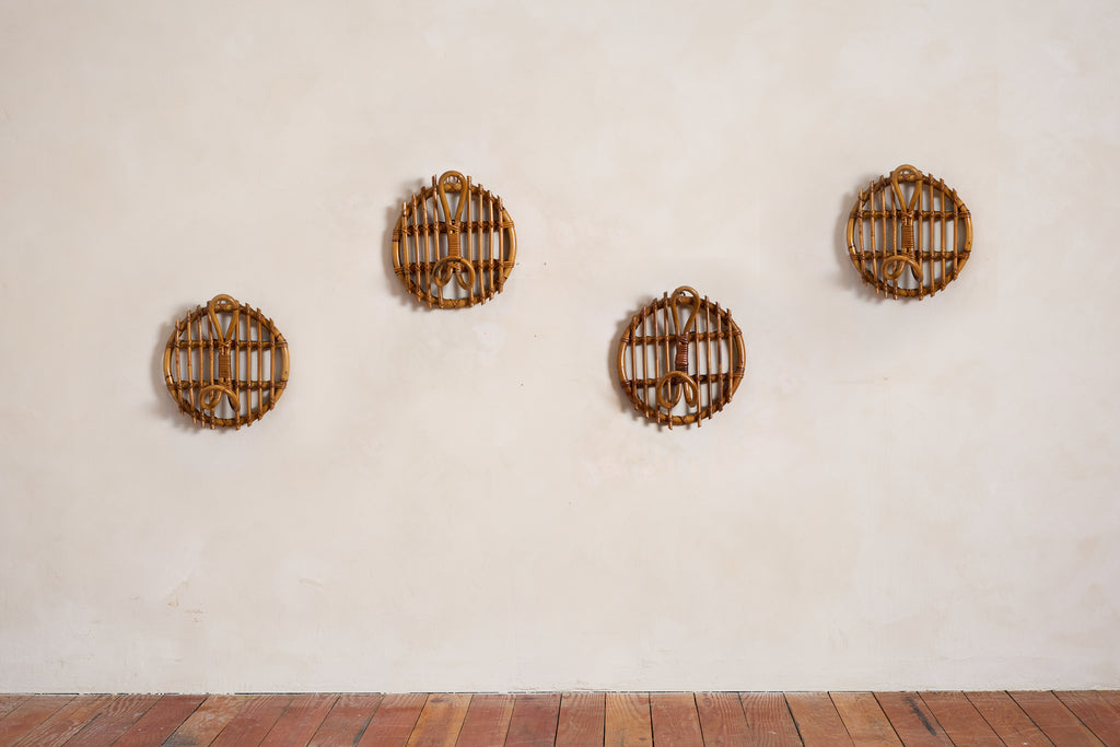 Bamboo Coat Hook - Set of 4x Available