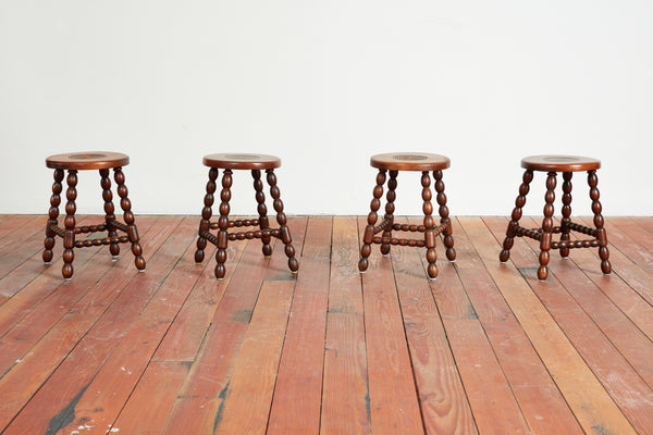 Charles Dudouyt Style Stools