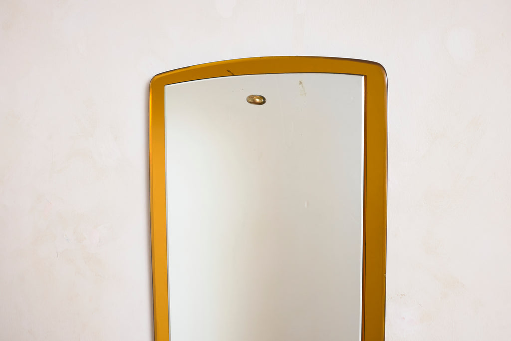 Cristal Art Mirror w/ Yellow Glass