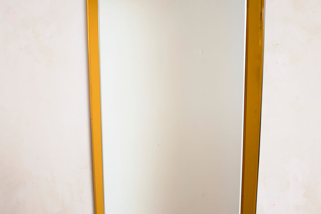 Cristal Art Mirror w/ Yellow Glass