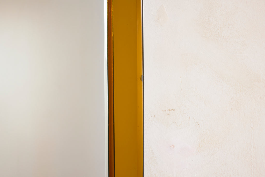 Cristal Art Mirror w/ Yellow Glass