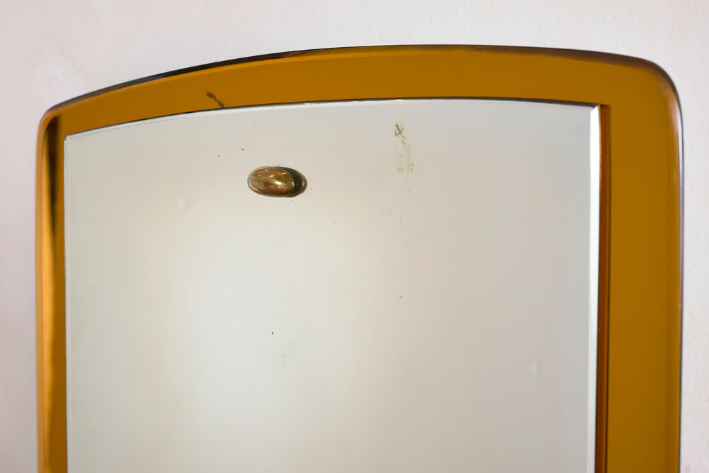 Cristal Art Mirror w/ Yellow Glass