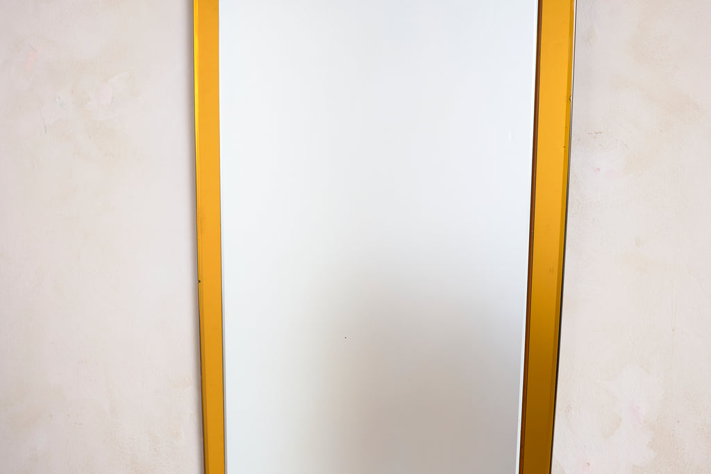 Cristal Art Mirror w/ Yellow Glass
