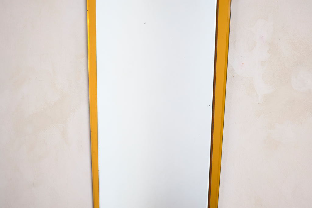 Cristal Art Mirror w/ Yellow Glass