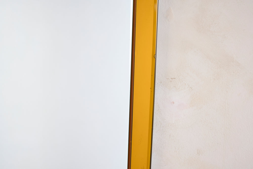 Cristal Art Mirror w/ Yellow Glass