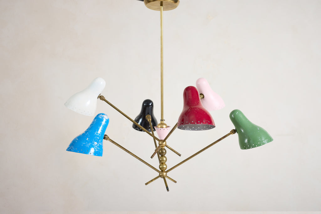 Rare Italian Multicolor Pendant