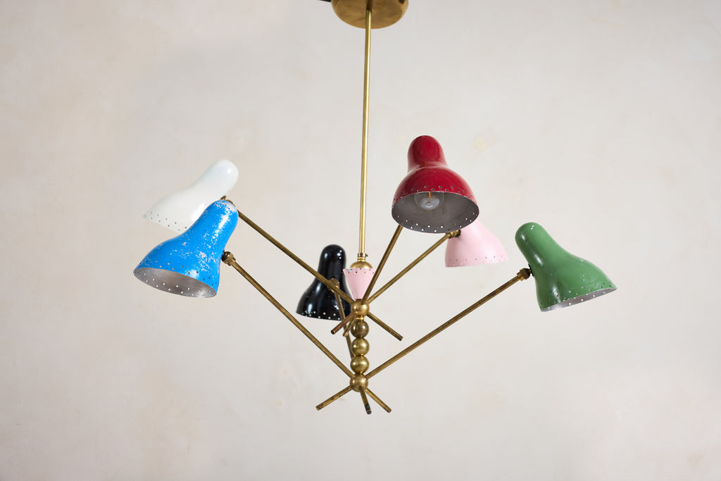 Rare Italian Multicolor Pendant